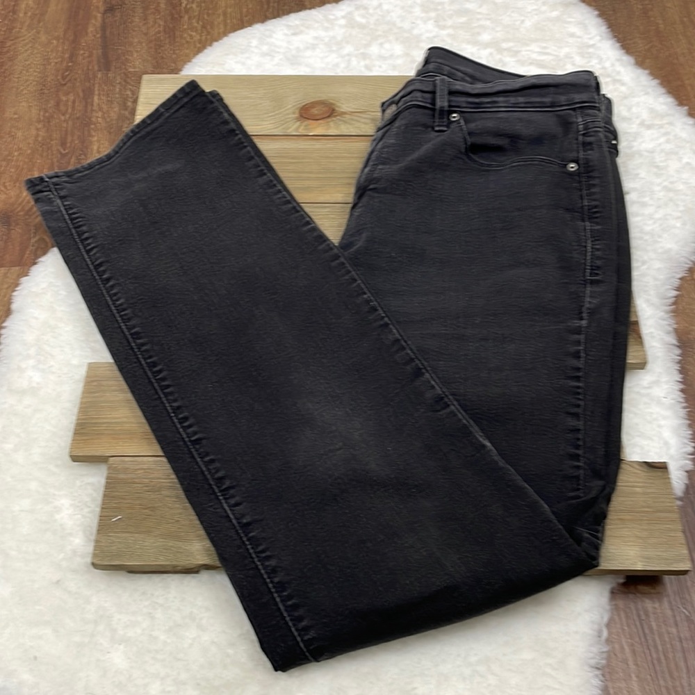 Levi's 505 Straight Leg Black Jeans